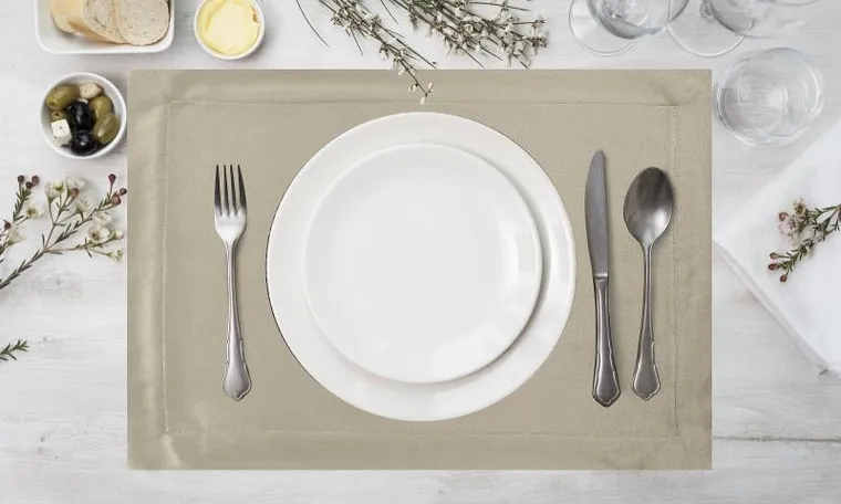 Eurofirany, serwetki, 4 szt., 30-40 cm, beżowy