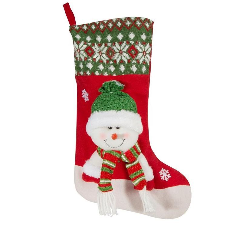 Eurofirany, świąteczna ozdoba, Snow, 50 cm, czerwony