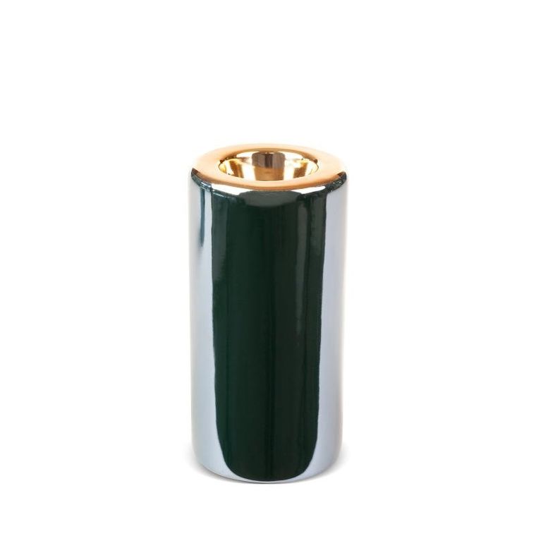 Eurofirany, świecznik dekoracyjny, Amora, 7-15 cm, zielony