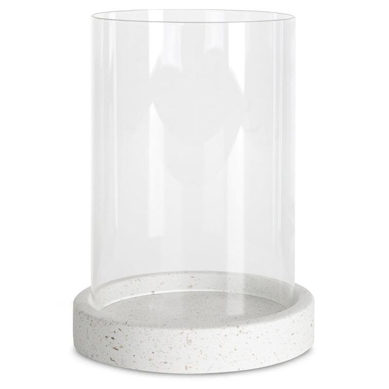 Eurofirany, świecznik dekoracyjny, Kevin, 18-24 cm, transparentny