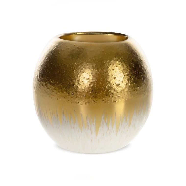 Eurofirany, świecznik dekoracyjny, Max 8-8-8 cm, kremowy