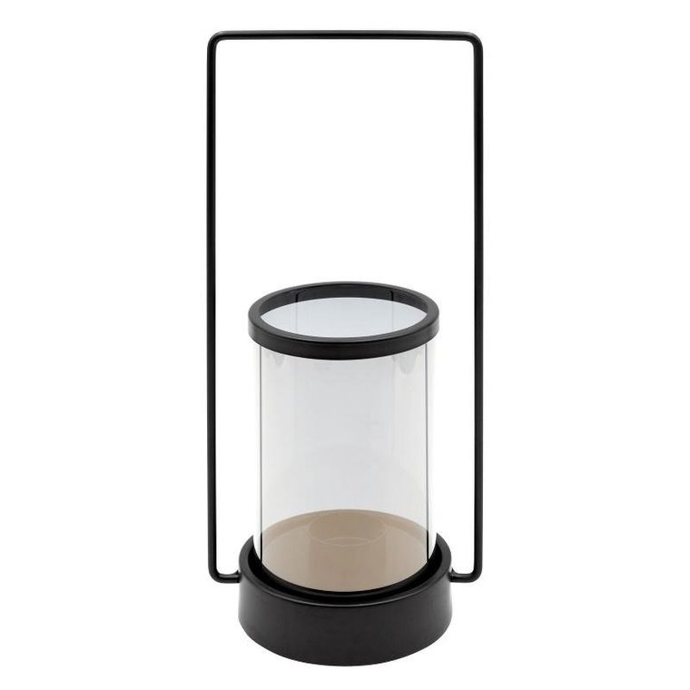 Eurofirany, świecznik dekoracyjny, Wiki, 15-12-32 cm, czarny
