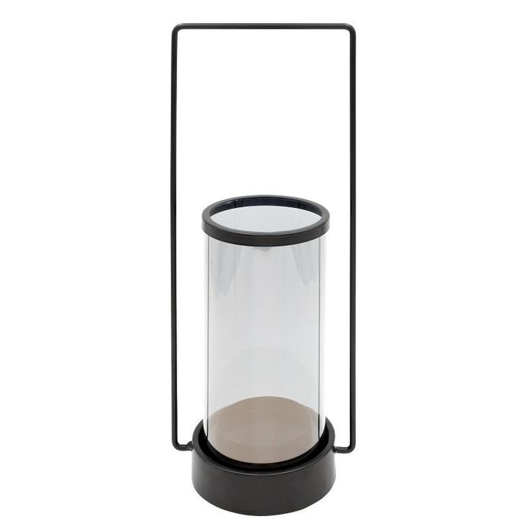 Eurofirany, świecznik dekoracyjny, Wiki, 15-12-37 cm, czarny