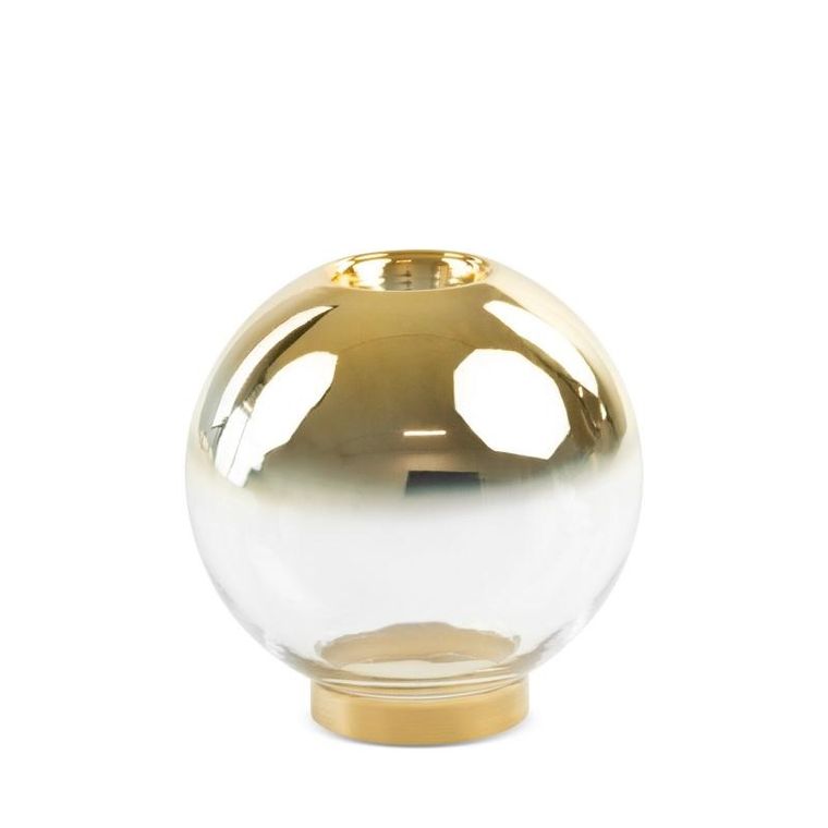 Eurofirany, świecznik, Zoja, 15-15 cm, złoty