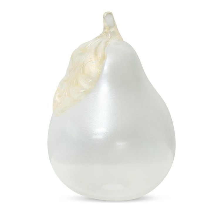 Eurofirany, szklana figurka dekoracyjna, Gabi, 11-11-15 cm, biały