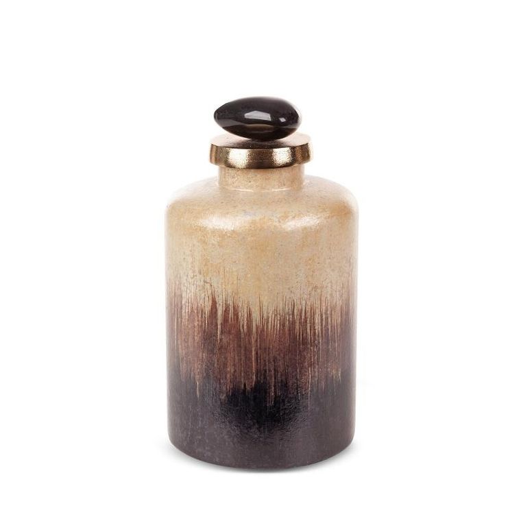 Eurofirany, szklana figurka dekoracyjna, Gala, 12-24 cm, brązowy