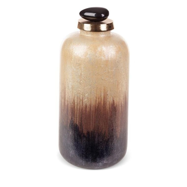 Eurofirany, szklana figurka dekoracyjna, Gala, 13-34 cm, brązowy