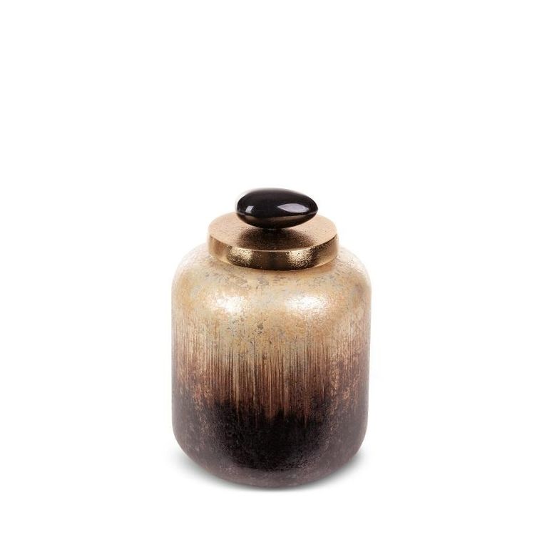 Eurofirany, szklana figurka dekoracyjna, Gala, 14-23 cm, brązowy