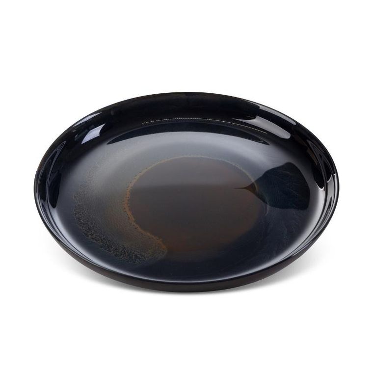 Eurofirany, szklana patera dekoracyjna, Eva, 21-2 cm, zielony