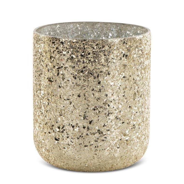 Eurofirany, szkło dekoracyjne, Melia, złoty, 20-17 cm