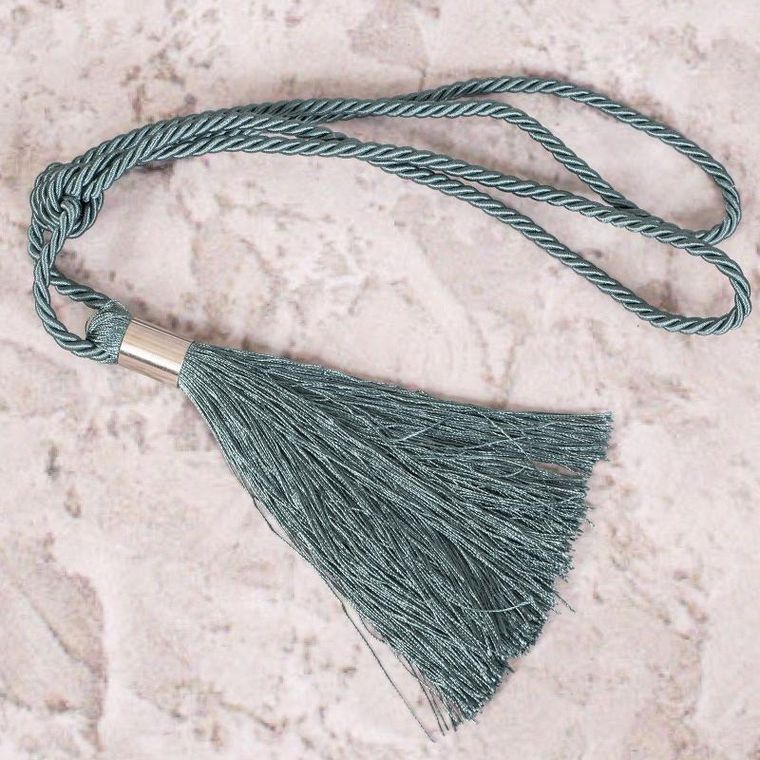 Eurofirany, sznur dekoracyjny, Alena, długość 58 cm, miętowy