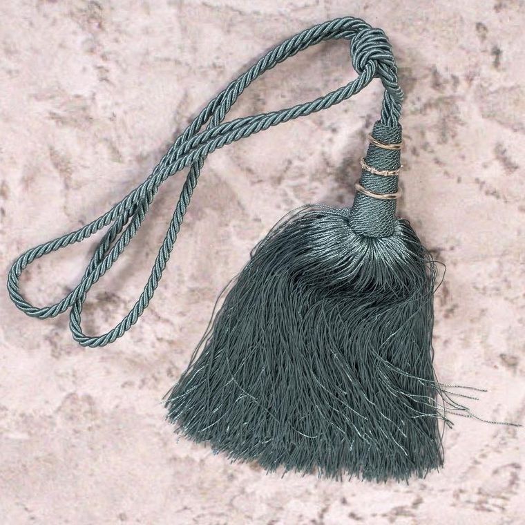 Eurofirany, sznur dekoracyjny, Alora, długość 70 cm, ciemnomiętowy