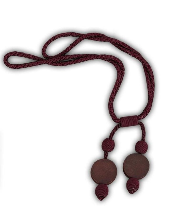 Eurofirany, sznur dekoracyjny, bordowy