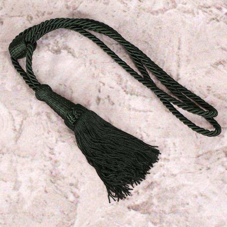 Eurofirany, sznur dekoracyjny, długość 58 cm, butelkowy zielony