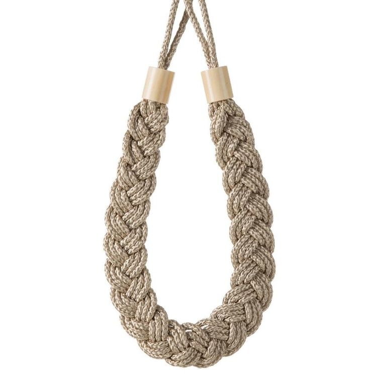 Eurofirany, sznur dekoracyjny, Kayla, 74 cm, beżowy