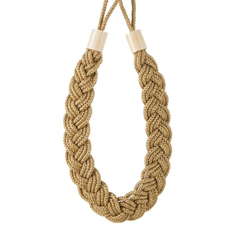 Eurofirany, sznur dekoracyjny Kayla, 74 cm, złoty