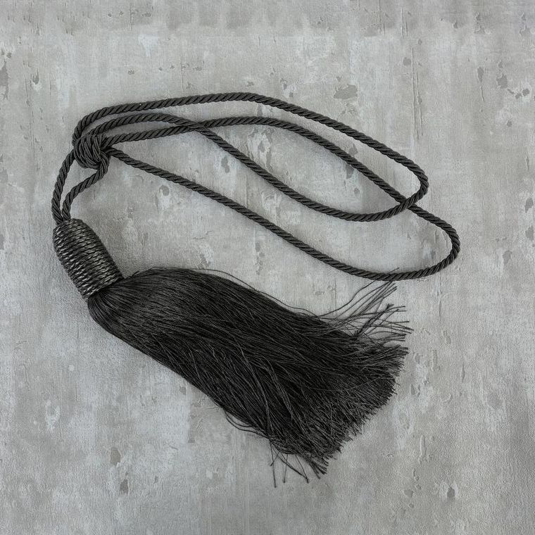 Eurofirany, sznur dekoracyjny, Lara 70-33 cm, czarny