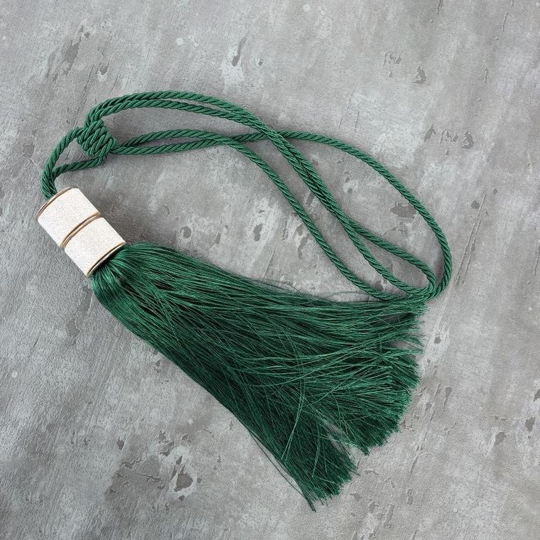 Eurofirany, sznur dekoracyjny, Nati, 70-32 cm, ciemnoturkusowy