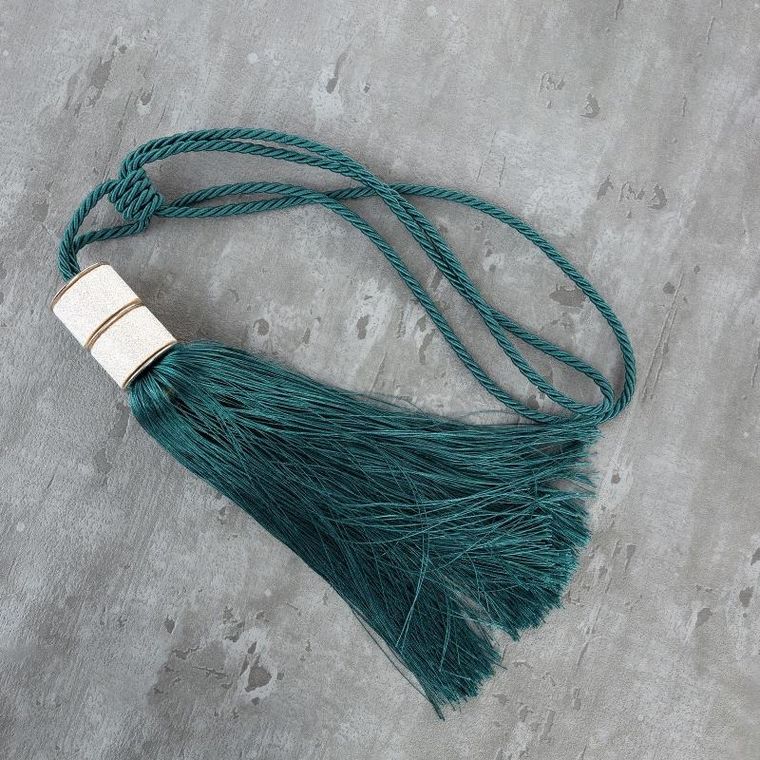 Eurofirany, sznur dekoracyjny, Nati, 70-32 cm, morski