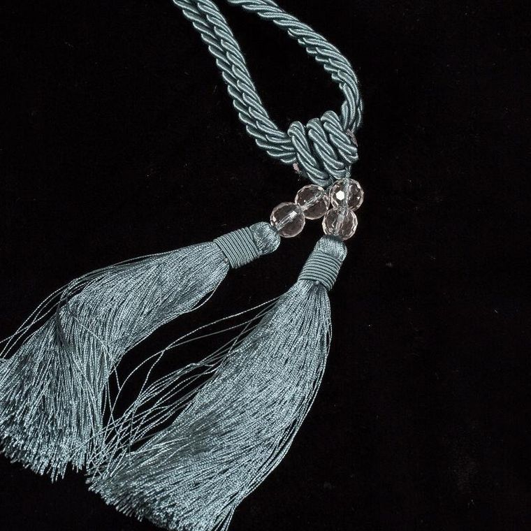 Eurofirany, sznur dekoracyjny, Suzi, długość 59 cm, miętowy