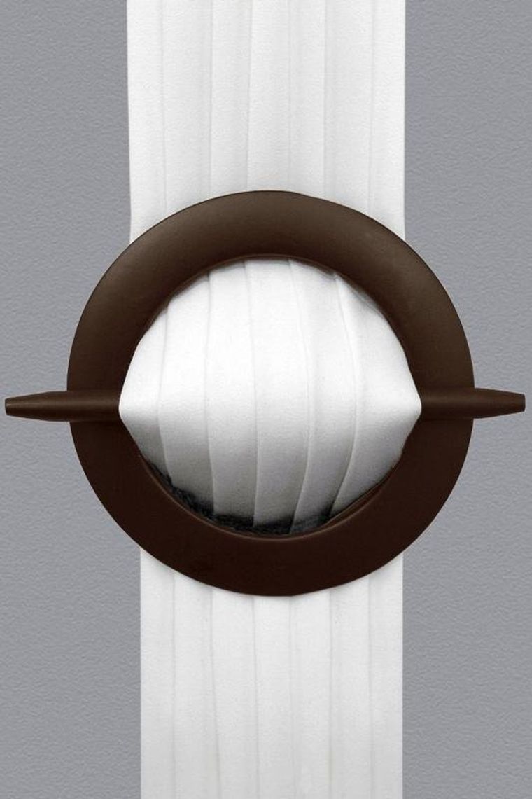 Eurofirany, upinacz dekoracyjny, brązowy