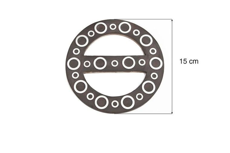 Eurofirany, upinacz dekoracyjny, brązowy