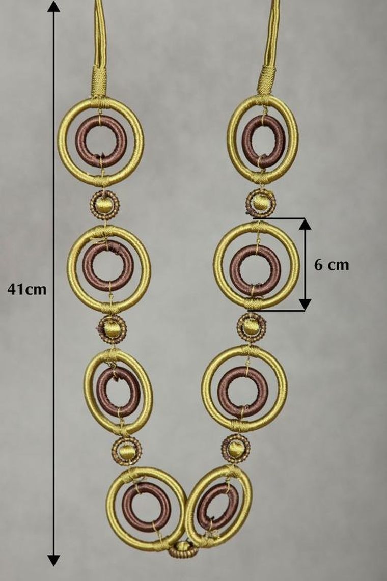 Eurofirany, upinacz dekoracyjny, oliwkowy