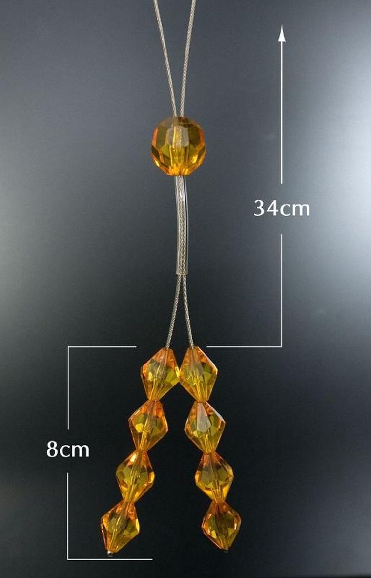 Eurofirany, upinacz dekoracyjny, pomarańczowy