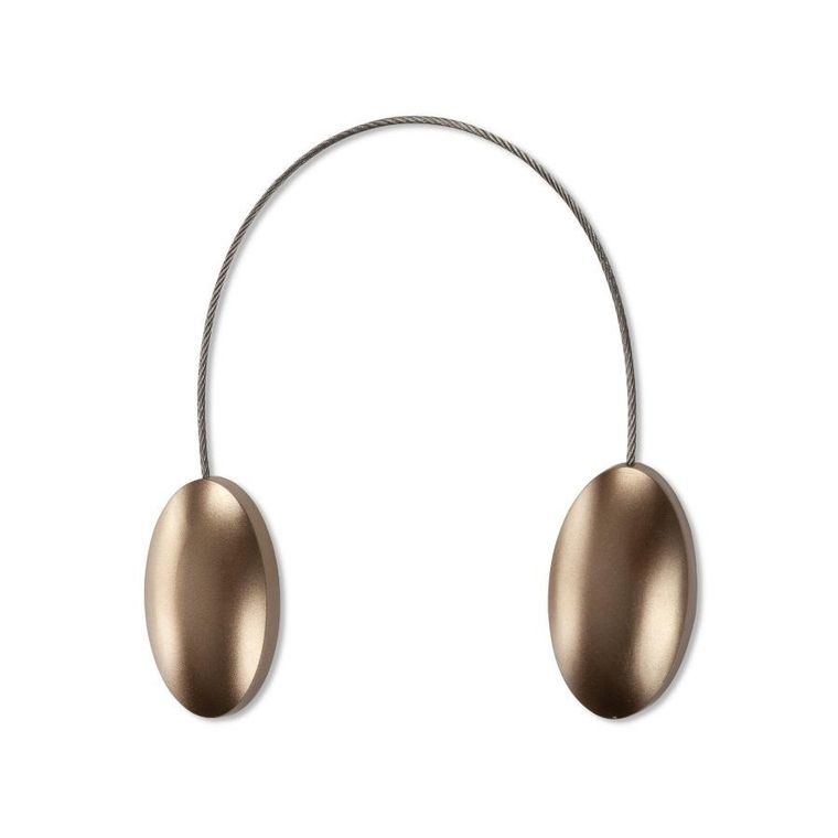 Eurofirany, upinacz dekoracyjny z magnesem, 3-15 cm, brązowy