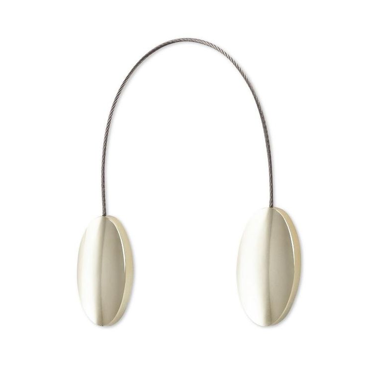 Eurofirany, upinacz dekoracyjny z magnesem, 3-15 cm, szampański