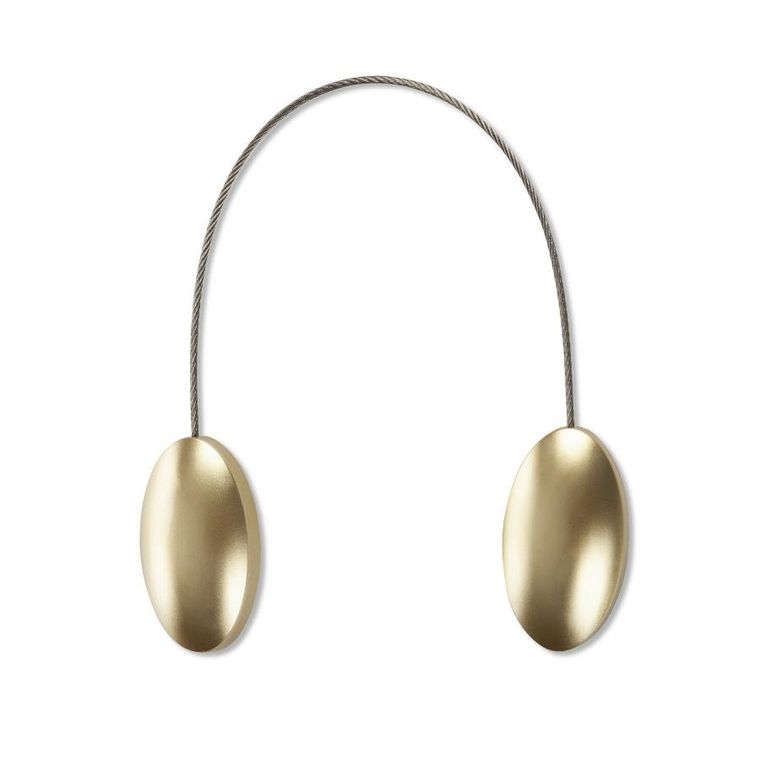 Eurofirany, upinacz dekoracyjny z magnesem, 3-15 cm, złoty