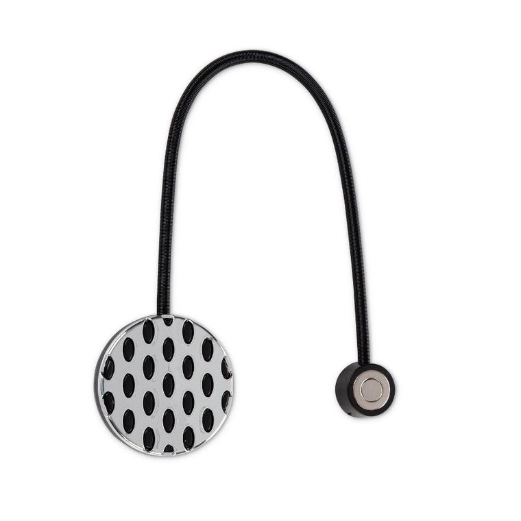 Eurofirany, upinacz dekoracyjny z magnesem, 5-17 cm, czarny