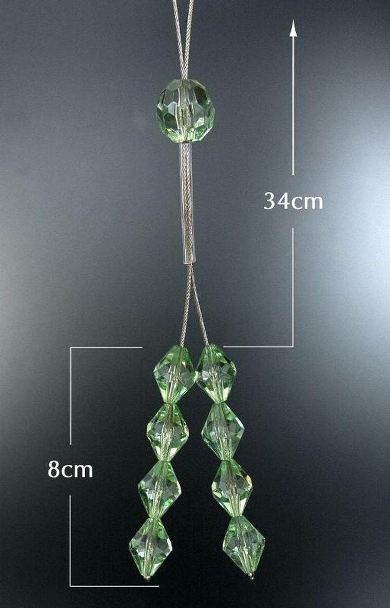 Eurofirany, upinacz dekoracyjny, zielony