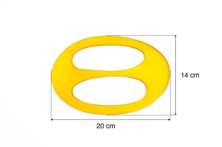 Eurofirany, upinacz dekoracyjny, żółty