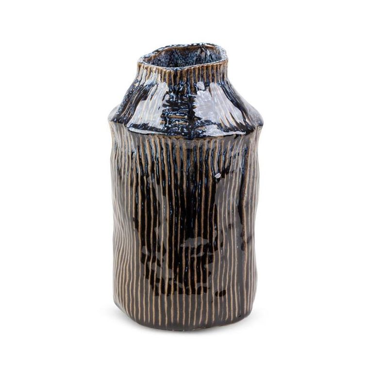 Eurofirany, wazon dekoracyjny, Alda, 16-27 cm, granatowy