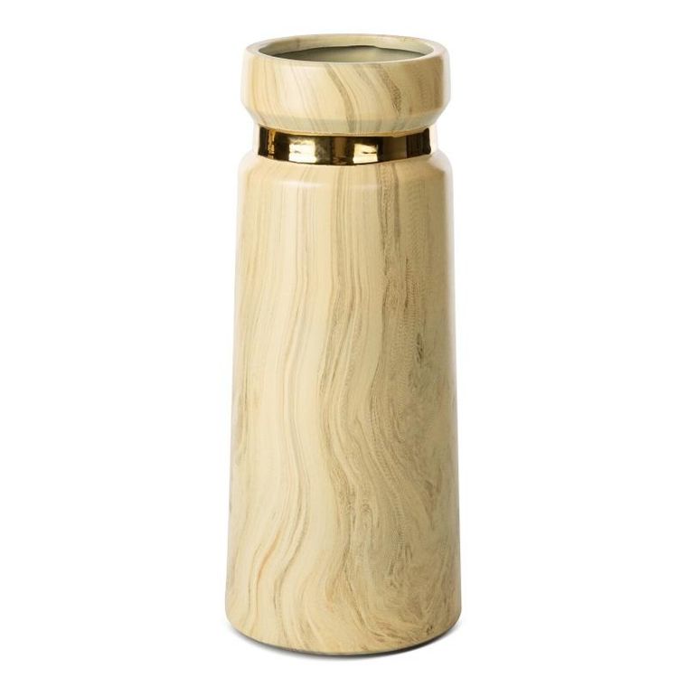 Eurofirany, wazon dekoracyjny, Aliza, 12-30 cm, beżowy