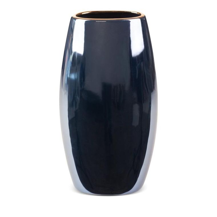 Eurofirany, wazon dekoracyjny, Amora, 19-12-35 cm, granatowy
