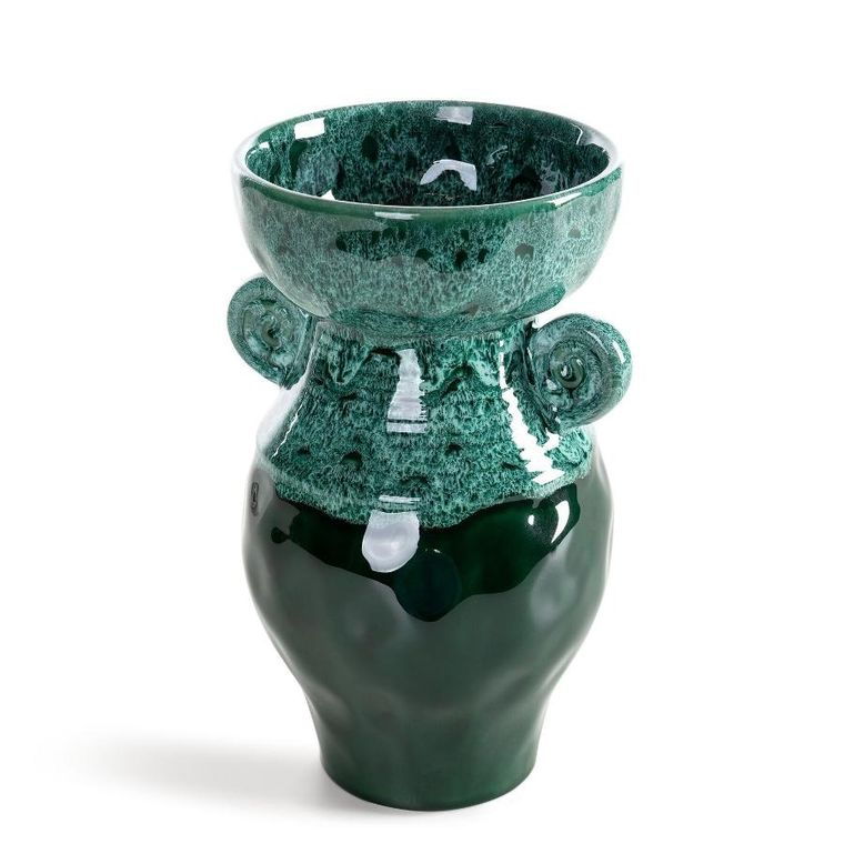 Eurofirany, wazon dekoracyjny, Dina, 14-25 cm, zielony