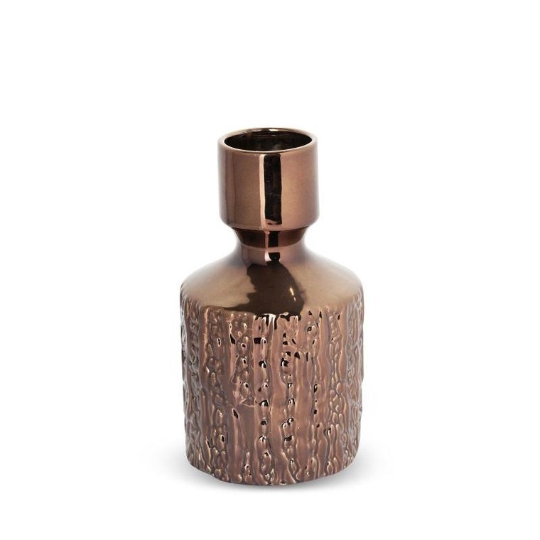 Eurofirany, wazon dekoracyjny, Erna, 12-24 cm, miedziany