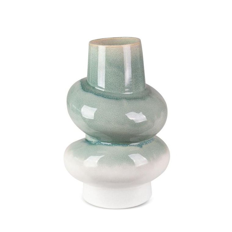 Eurofirany, wazon dekoracyjny, Liana 21-20-31 cm, kremowy