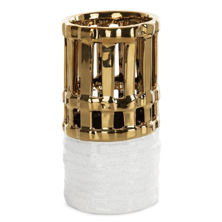 Eurofirany, wazon dekoracyjny, Maela, 12-12-22 cm, biały