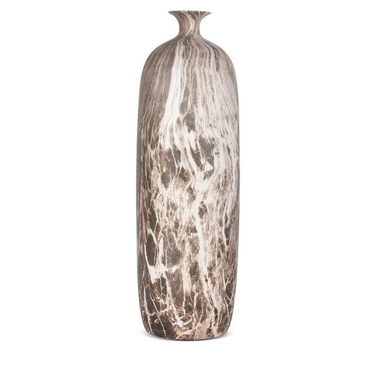 Eurofirany, wazon dekoracyjny, Marika, 15-15-63 cm, brązowy