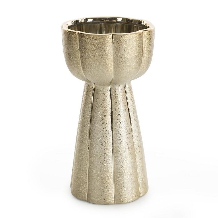 Eurofirany, wazon dekoracyjny, Merin, o 13-25 cm, złoty