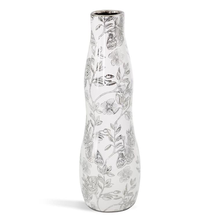 Eurofirany, wazon dekoracyjny, Rita, 11-35 cm, biały