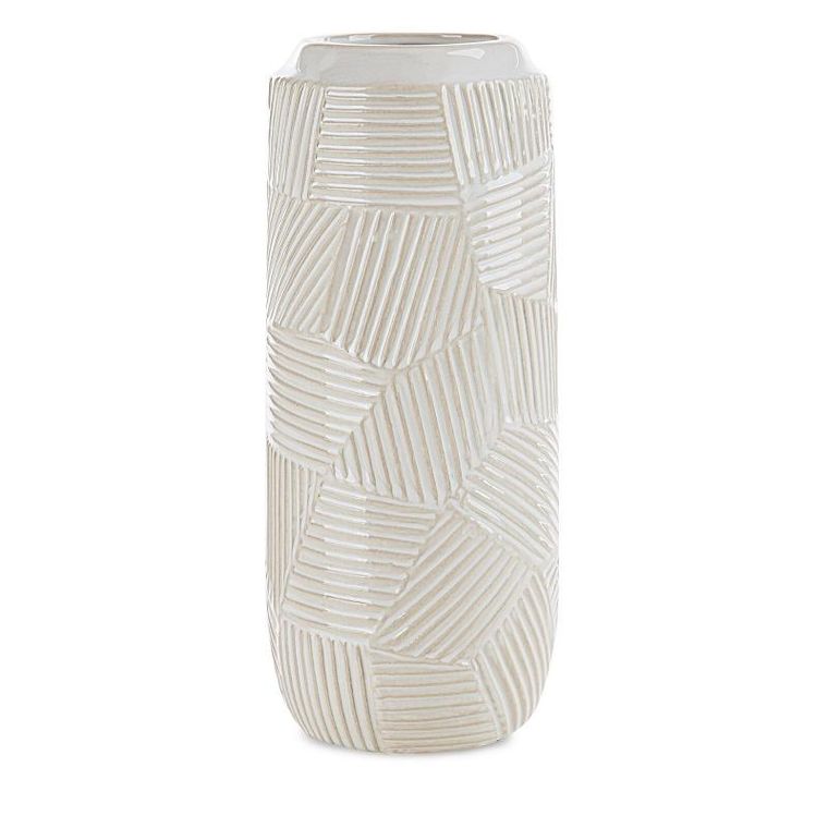 Eurofirany, wazon dekoracyjny, Romina, 12-30 cm, kremowy