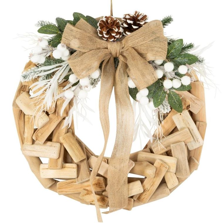 Eurofirany, wianek świąteczny, 45 cm, zielony