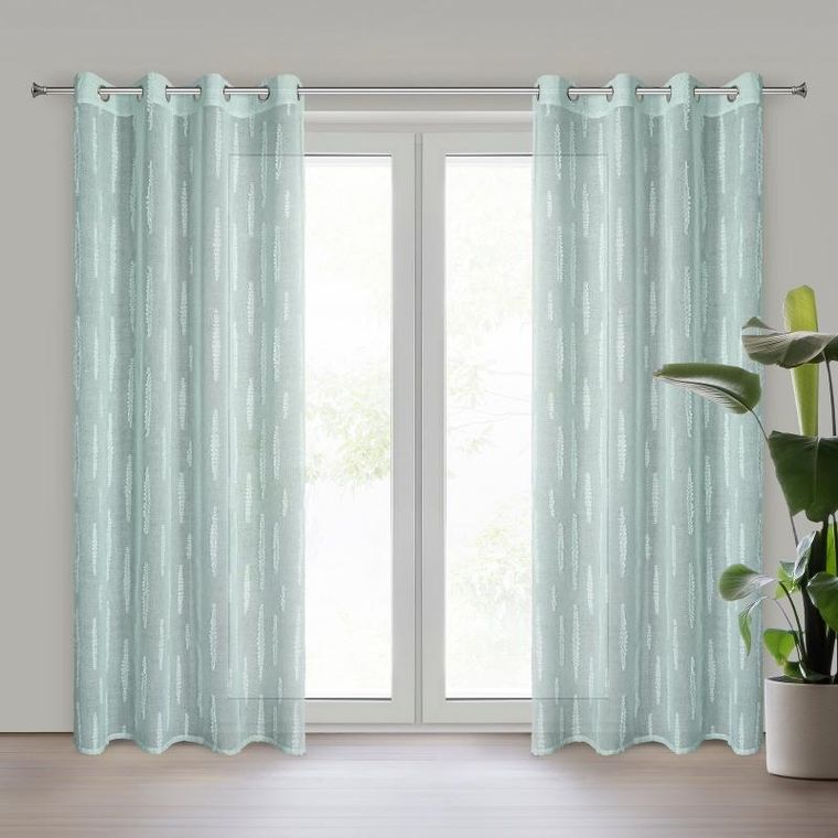 Eurofirany, zasłona gotowa, Aleni, 140-250 cm, miętowy