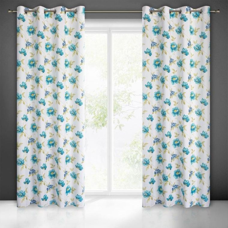 Eurofirany, zasłona gotowa Alma, 140-250 cm, niebieski