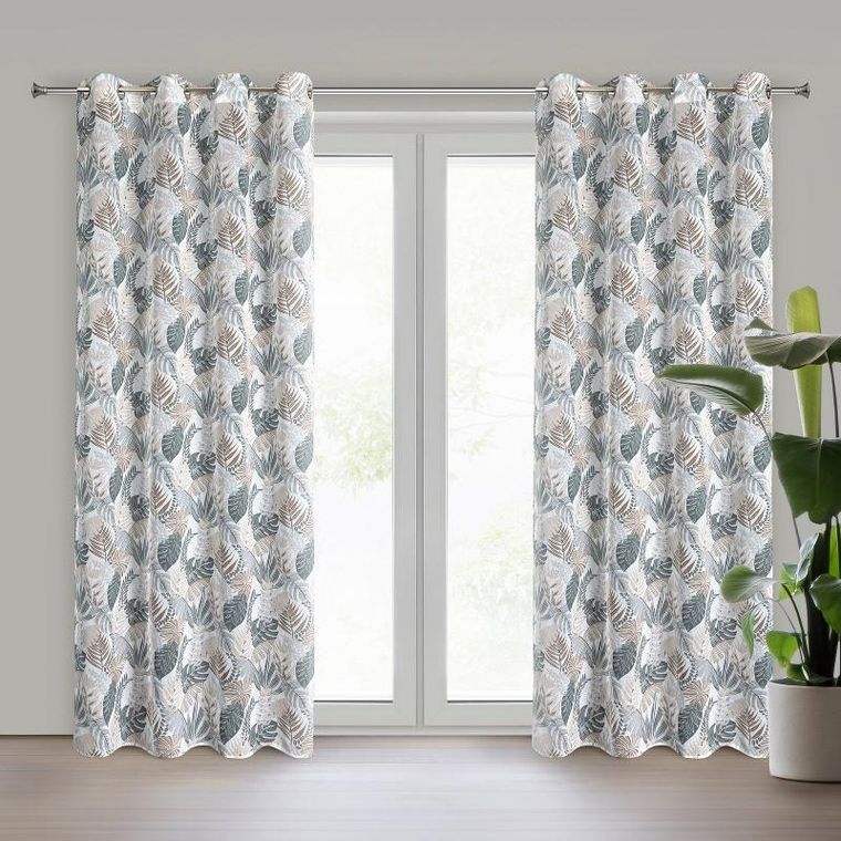 Eurofirany, zasłona gotowa, Amela, 150-250 cm, biały