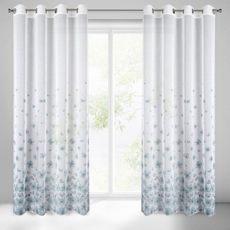 Eurofirany, zasłona gotowa, Andrea, 140-250 cm, biały